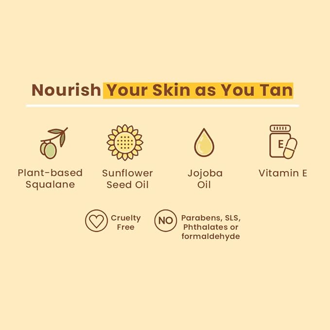 JOAH Self Tanner Drops, Medium/Deep, Vegan, Moisturizing, 1 Fl Oz