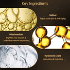 Anti Aging Eye Cream, Retinol Eye Cream Contains Niacinamide and Hyaluronic Acid, Reduces Wrinkles, Puffiness, Crows Feet and Dark Circles, 1 Oz