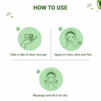 INDUS VALLEY Non-Toxic Aloe Vera Gel for Acne, Scars, Glowing & Radiant Skin Treatment (400 ml)