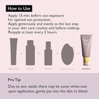 Haruharu Wonder Black Rice Pure Mineral Relief Daily Sunscreen 1.69 fl.oz (Pack of 2)