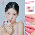 Jelly Plumper Tint (P01 Sparkling Champagne) | Non-Sticky, Long-Lasting & Moisterizing Lip Plumper | Vegan and Cruelty-Free Korean Lip Tint