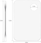 Rolybag Acrylic Makeup Mixing Palette with Spatula Tool