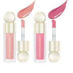 2Pcs Liquid Blush, Moisturizing Lightweight Cheeks Matte Finish, Pink+ 02#Rose)
