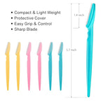6 PC Eyebrow Razor Demaplane Tool for Women & Men Facial Eyebrow Trimmer Shaper Facial Hair Remover