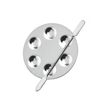 Metal Mixing Palette Makeup Spatula, Foundation Mixing Palette