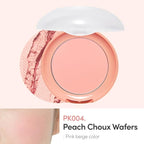 ETUDE Lovely Cookie Blusher #PK004 Peach Choux Wafers 4g | Glowing & Natural Powder Blush with Long-Lasting Sebum Control | Easy Application | Puffy Cushion for a Lovely Makeup Look