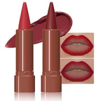 2Pcs Gradient Matte Lipstick Crayon Lip Liner pencil, Flawless Contour Gradual Ombre Effect lip Pencil, Lipstick for Women Long Lasting Waterproof Smudge Proof Lipstick Pencil 06#+07#