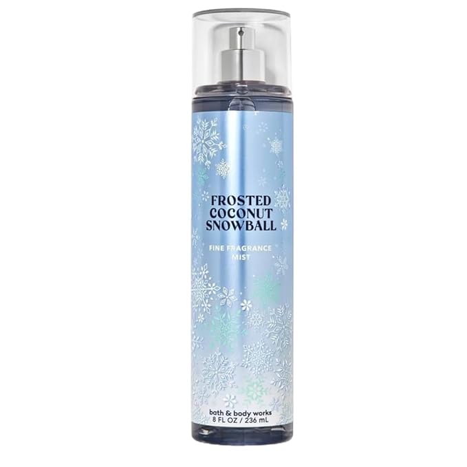 Bath & Body Works Holiday Traditions Frosted Coconut Snowball Body Mist. 8 Oz (Packaging Varies)