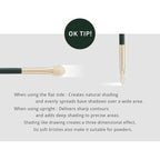 [SOO ADOR] okhee Nose Shading Fan Brush SUN03 - Precise Contouring for Nose and Small Details | Designed by K-Pop Makeup Artist Seo Ok | Makeup Brush Contour Brush