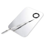 Makeup Mixing Palette, Upgrad Stainless Steel Metal Mixing