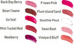 Back Bay Berry Lip Gloss (.25oz) -Vegan, gluten-free, cruelty-free formula with Aloe, Vitamins C & E, and a refreshing hint of spearmint extract for soft and hydrated lips.