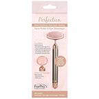 ForPro Professional Collection Electric Face Roller & Eye Massager, 2 in 1 Vibrating Skin Care Tool, Rose Quartz