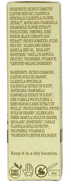 Flora Calendula & Chamomile Lip Oil | Organic, Plant-Based | Rejuvenate | 10 ml | Made in Canada