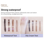 ETUDE Proof 10 Gel Pencil Liner 0.3g (#6 Honey Bronze) | Creamy Gel Texture Eyeliner with Wearable Shades to Create Precise Line Eye Makeup without Efforts, Korean Makeup, Perfect for Gift