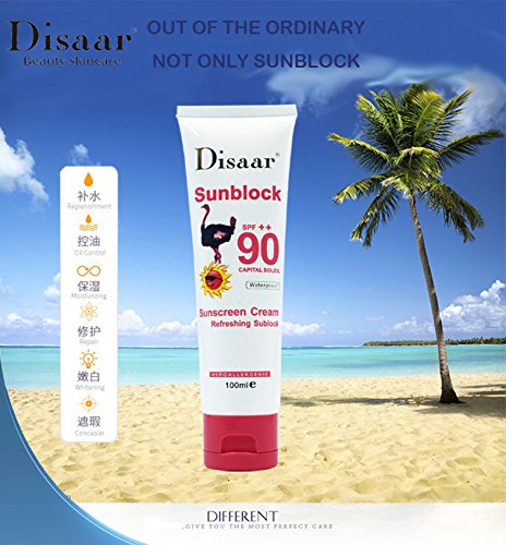 Sunscreen Cream Refreshing Sunblock SPF90++ Protection Waterproof 100ml