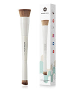 EIGSHOW Foundation and Concealer Brush, Dual Ended Makeup Brush For Flawless Foundation Coverage, Under Eye Concealer, Vegan & Cruelty-free (D110-Beige)