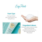 ETUDE Wonder Pore Cleanser 150g (5 fl. Oz) 21AD | Kbeauty | Deep Foam Cleanser for Sensitive Skin to Balance Sebum Level, Clean Dirt and Impurities in Pores | Ultra Mint Vinegar for a Fresh Finish