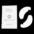 i-Laesh 100 Pairs Eye Pads for Lash Extensions - 100% Natural Aloe Vera Hydrogel Gel Under Eye Pads - Lint Free, Stick Well, Fits Most Eye Shapes Lash Extension Supplies Makeup Tools - U Eye Pads