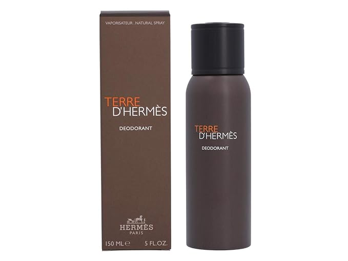 Terre D' Hermes By Hermes For Men. Deodorant Natural Spray 5.0 Oz / 150 Ml