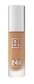 3INA The 24H Foundation 621-24H Long-Wearing Formula - Medium To High Buildable Coverage - Smooth Matte Finish - Expanded Shade Selection - Waterproof, Cruelty Free, Vegan Makeup- 1.01 Oz
