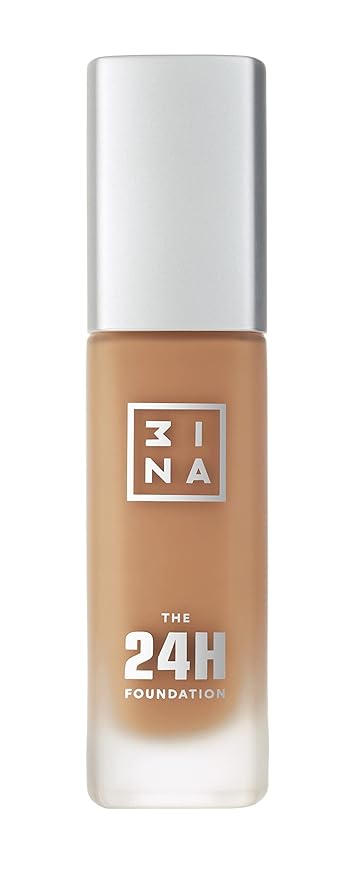 3INA The 24H Foundation 621-24H Long-Wearing Formula - Medium To High Buildable Coverage - Smooth Matte Finish - Expanded Shade Selection - Waterproof, Cruelty Free, Vegan Makeup- 1.01 Oz