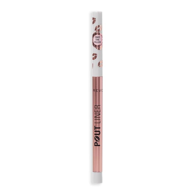 Revolution Beauty, Pout Bomb Plumping Lip Liner, Long Lasting Lip Shaper with Hyaluronic Acid & Vitamin E, Vegan & Cruelty-Free, Clear