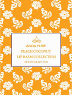 Peach Coconut Lip Balm Collection, Vegan Lips,