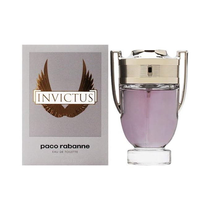 Paco Rabanne Invictus Fragrance For Men - Ecstatically Addictive - Scent Of Victory - Notes Of Sea Grapefruit And Guaiac Wood - Smash Up Of Freshness And Heat - Powerful Stimulant - Edt Spray - 3.4 Oz