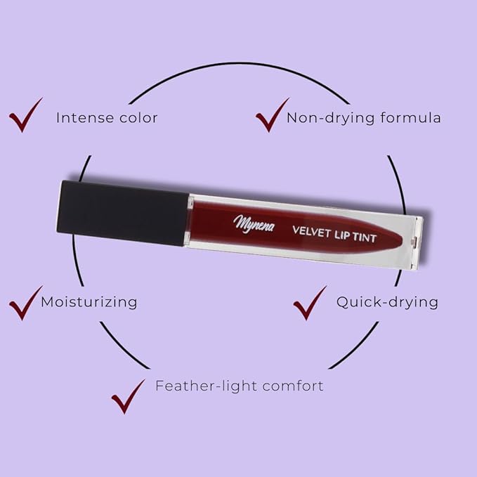 Sexy Red Velvet Mousse Liquid Lipstick | High-Pigmented Non-Sticky Non-Drying | Soqui