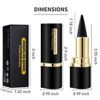 Kaely 2Pcs Gel Eyeliner Pencil, Natural Black Eyeliner Cream for Waterline, Liquid Eye Liner Waterproof Smudge Proof, Black Smoky Eyeshadow Palette Halloween Makeup, delineador de ojos contra el agua