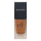 e.l.f. Flawless Satin Foundation, Lightweight & Medium Coverage, Semi-Matte Finish, Vegan & Cruelty-Free, Honey, 0.68 Fl Oz (20mL)