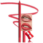 evpct 1Pcs Ruby Strong Red Matte Long Lasting Lip Liner Pencils Makeup for Shaping & Sculpting Lips, No Transfer Long Wear Waterproof Pigmented Lip Liner lipliners Crayon Lipstick Pencil Sharpener 21