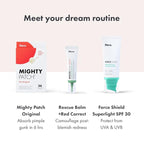 Hero Cosmetics Rescue Balm + Red Correct: Post-Blemish Recovery Cream, Nourishing & Calming, Dermatologist Tested, Vegan (1.69 fl oz)