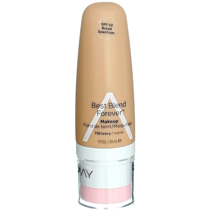 Almay Best Blend Forever Foundation, Ivory, 1 fl. oz., SPF 40 Broad Spectrum