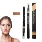 AKARY Concealer Pencil, 2 in 1 Dual-Sided Full (#4 Wheat-colored)