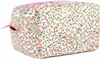 Soidram pink makeup bag floral