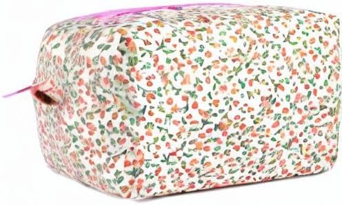 Soidram pink makeup bag floral
