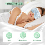 Cooling eye mask and silky