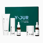 Y'OUR Skincare System, Contains: Moisturizing Cleanser, Antioxidant Day Cream, Calming Serum, Revitalizing Night Cream, Intensive Hydration Serum (Hydrating Skincare (Set of 5))