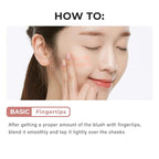 A'PIEU Juicy-Pang Jelly Blusher [CR01] (0.17 oz) - Soft Touch Cheek Color with Creamy Powdery Texture for Natural Dewy-Finish, No Fall-Out.