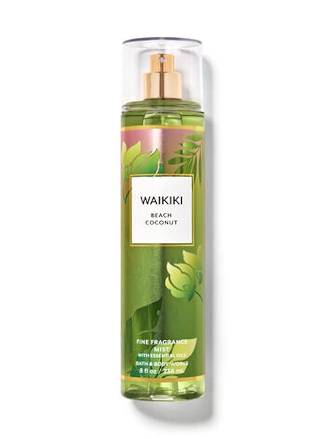 Bath & Body Works Waikiki Beach Coconut 8.0 oz Fine Fragrance Mist