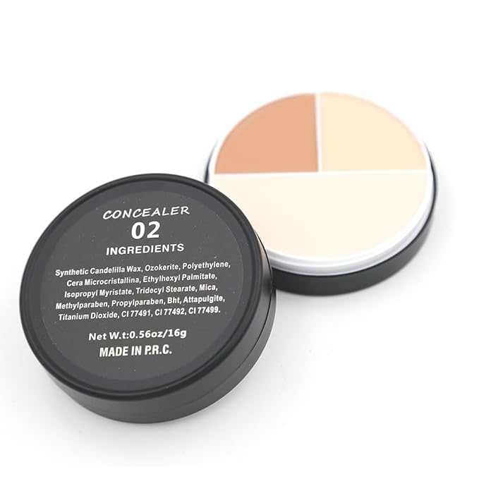 3 Color Concealer Conceal Correct Countor 02