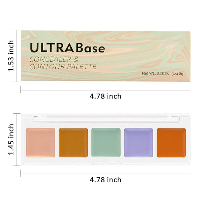 5 Colors Magic Touch Correcting Concealer Palette for 1 Count)