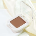 Buildable Matte Eyeshadow Makeup Palette Single - Rosy Brown Shades | Creamy Pressed Powder for Easy Blending | Mini Travel Palette for Women | Everyday Natural Eye Makeup