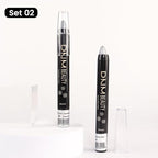 Kaely 2Pcs Cream Eyeshadow Stick Set for Eyes,Dazzling Grey & Silver Shimmer Pen,Eye Brightener Halloween Makeup,sombras para ojos,Smooth Eye Shadow Highlighter Crayon Pencil Waterproof,02+16