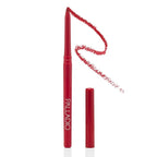Palladio Retractable Waterproof Lip Liner High Pigmented and Creamy Color Slim Twist Up Smudge Proof Formula with Long Lasting All Day Wear No Sharpener Required, Red Rose