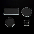 Glass Nail Art Palette Transparent Paint Drawing Colorful