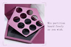 Extra Large-Sized Magnetic Makeup Palette with Diamond-Shaped for Makeup Artists using CP12