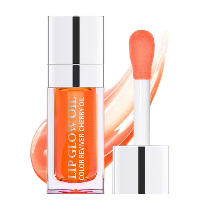 Plumping Lip Oil, Long Lasting Hydrating (CORAL)