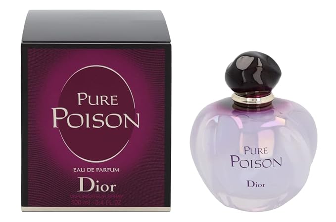Dior Christian Pure Poison Eau de Parfum Spray, 3.4 Ounce, floral fragrance, Multicolor